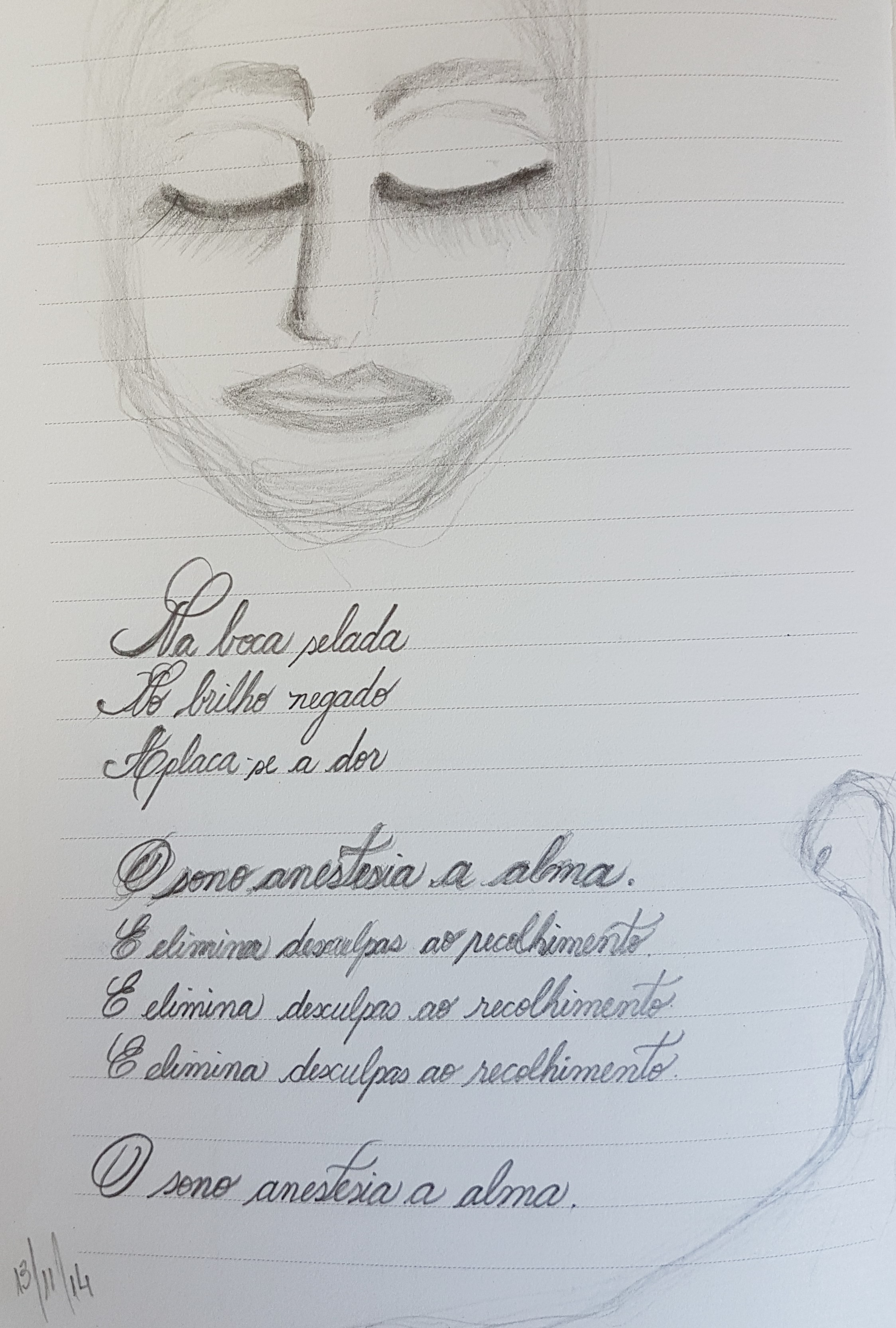 o sono anestesia a alma